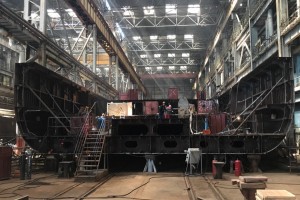 К осени астраханский завод «Лотос» завершит строительство корпуса круизного лайнера