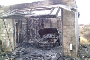 В Астраханской области в разных районах сгорели дом, гараж и автомобиль