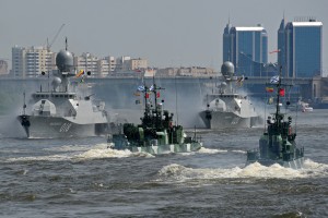 В Астрахани завтра пройдёт генеральная репетиция парада кораблей Каспийской флотилии