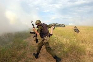 Военнослужащие Каспийской флотилии уничтожили условную группу боевиков