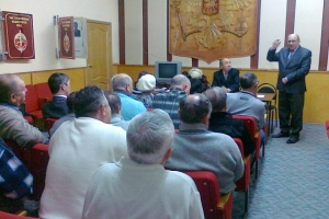 В Астрахани состоялось заседание отчётного собрания Совета ветеранов городского Управления МВД