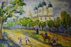 В картинной галереи открылась выставка детских рисунков  «Родная Астрахань»
