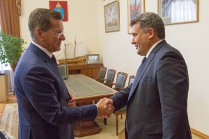 Александр Жилкин встретился с председателем Нефтегазстройпрофсоюза России