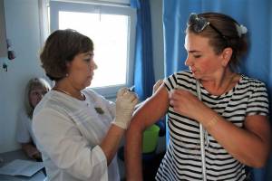 Сегодня на ярмарке в Астрахани можно сделать прививку от гриппа