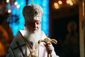 В Успенском кафедральном соборе Астрахани состоялась литургия в честь Воздвижения с участием Святейшего Патриарха Кирилла