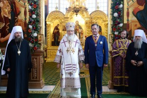 Патриарх Кирилл вручил астраханцам церковные награды