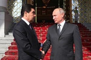 Владимир Путин заключил договор о партнёрстве с президентом Туркмении