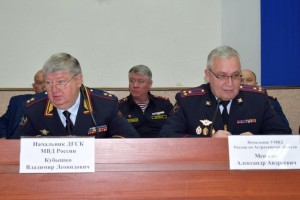 Александра Мешкова представили личному составу астраханской полиции