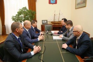 Астраханский губернатор встретился с представителями президентской академии