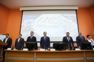 Александр Жилкин поздравил коллектив КаспНИРХа со 120-летием