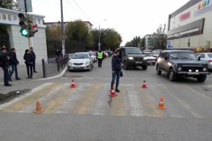 В Астрахани на пешеходном переходе сбили студентку