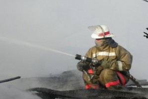 В Астрахани произошёл пожар в административном здании