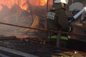 За ночь в Астраханской области сгорели 2 бани
