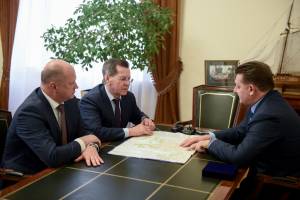 Губернатору представили план застройки нового жилого микрорайона в Астрахани