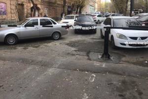 Астраханцев удивил неожиданно появившийся в центре города шлагбаум
