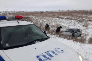 В Астрахани из-за снегопада произошло 78 аварий