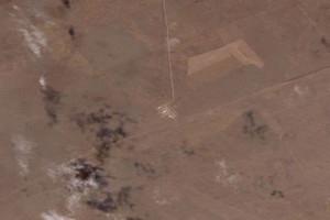 Американский спутник сфотографировал секретный военный полигон в Астраханской области