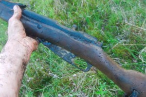 Волгоградский поисковик присвоил себе винтовку Мосина, найденную на раскопках