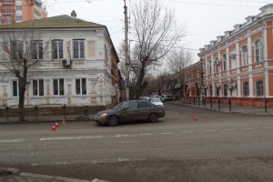В Астрахани в результате ДТП пострадала пенсионерка, пересекающая проезжую часть  по пешеходному переходу