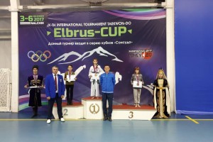 Астраханские тхэквондисты завоевали золото и бронзу на международном турнире в Нальчике