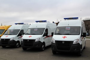 9 новых автомобилей скорой помощи поступили в больницы Астраханской области
