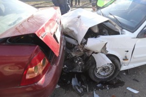 В Астрахани водитель с 22 нарушениями ПДД устроил аварию на улице Софьи Перовской