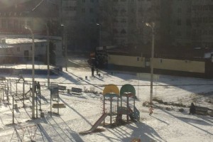 В Астрахани с городской ёлки украли игрушки