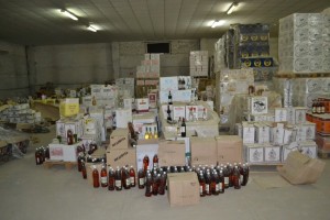 В Советском районе Астрахани обнаружен склад с контрафактным алкоголем и табаком