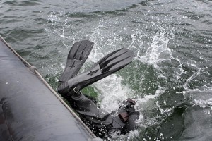 Военнослужащие Каспийской флотилии задержали условных подводных диверсантов