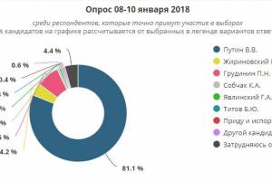 ВЦИОМ опубликовал рейтинг кандидатов в президенты России