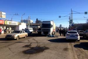 В Астрахани арестовали водителя грузовика, который насмерть сбил женщину