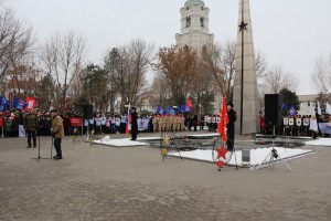 В Астрахани митингом отметили юбилей Сталинградской битвы