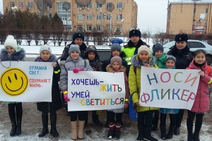 В Астраханской области полицейские провели акцию «Засветись!»