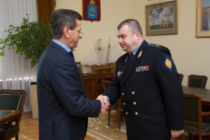 Александр Жилкин встретился с новым руководителем регионального Погрануправления