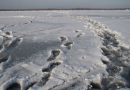 Выходить на лёд опасно