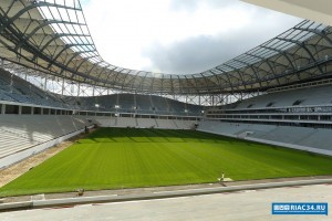 На стадионе  «Волгоград Арена» завершена стройка