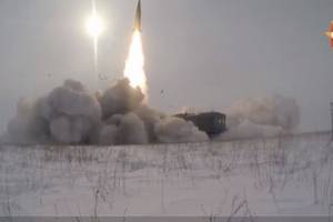 В Астраханской области испытывали ракетный комплекс