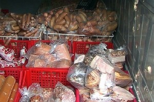 Из Астраханской области пытались вывезти более 300 кг колбасных изделий и скумбрии