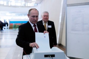 Владимир Путин проголосовал на президентских выборах