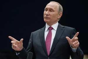 Путин набирает 72,06% голосов после обработки 21,94% протоколов
