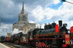 В Волгограде ретро-поезд начали готовить к праздничному рейсу в Астраханскую область