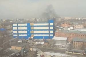В Москве загорелся торговый центр для детей