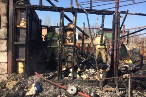 Сегодня днём в Астрахани на пожаре погибли люди