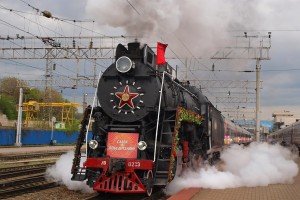 В Астрахань прибыл ретро-поезд «Воинский эшелон»