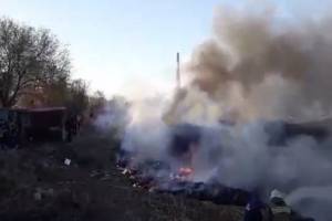 Появилось видео с пожара в Ленинском районе Астрахани