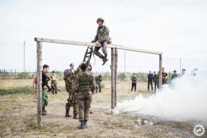 В Астрахани состоялось открытие военно-спортивного лагеря «Георгий Победоносец»