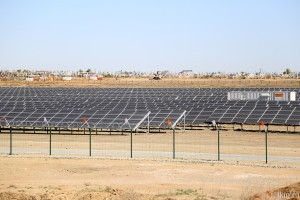 В Наримановском районе запустили новую солнечную электростанцию