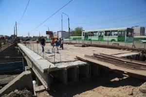 Как в Астрахани проходит ремонт путепровода возле жд вокзала