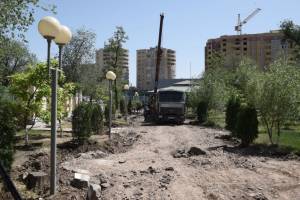 В Астрахани затянулся ремонт парка «Аркадия», но фан-зону для футбольных болельщиков должны сделать вовремя
