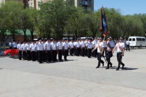 В Астрахани более 80 молодых полицейских приняли Присягу сотрудников УМВД